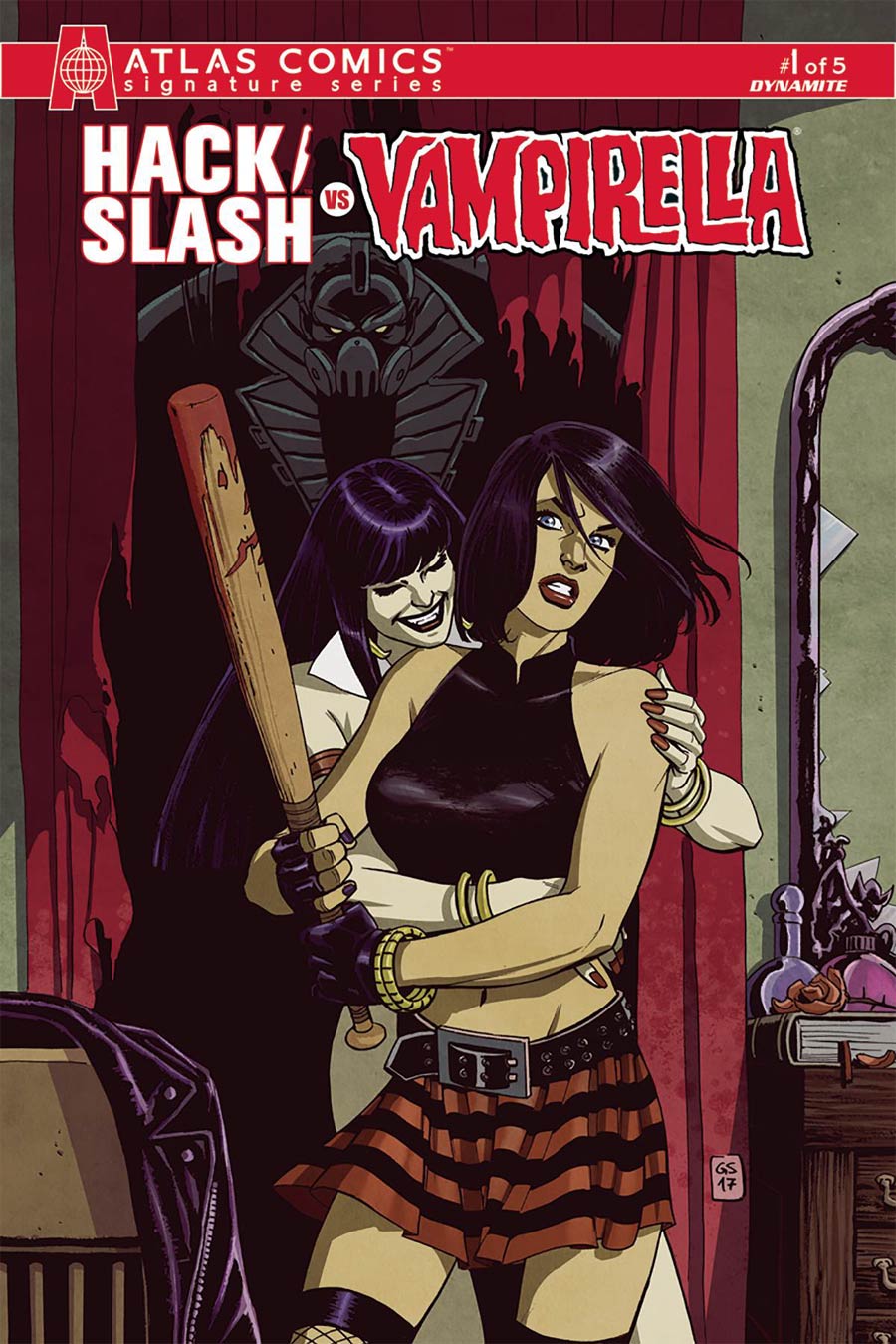 Hack Slash vs Vampirella #1 Cover E Incentive Goran Sudzuka Black & White Cover