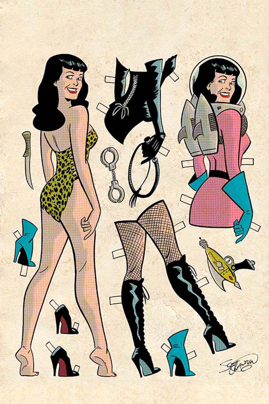 Bettie Page #4 Cover F Incentive Scott Chantler Virgin Cover