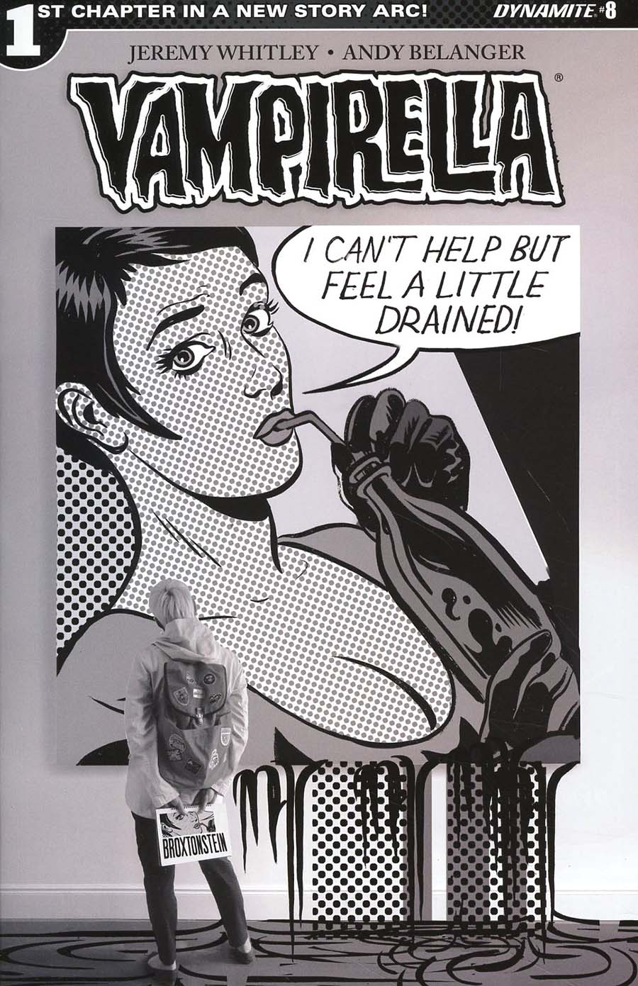 Vampirella Vol 7 #8 Cover G Incentive Jimmy Broxton Black & White Cover