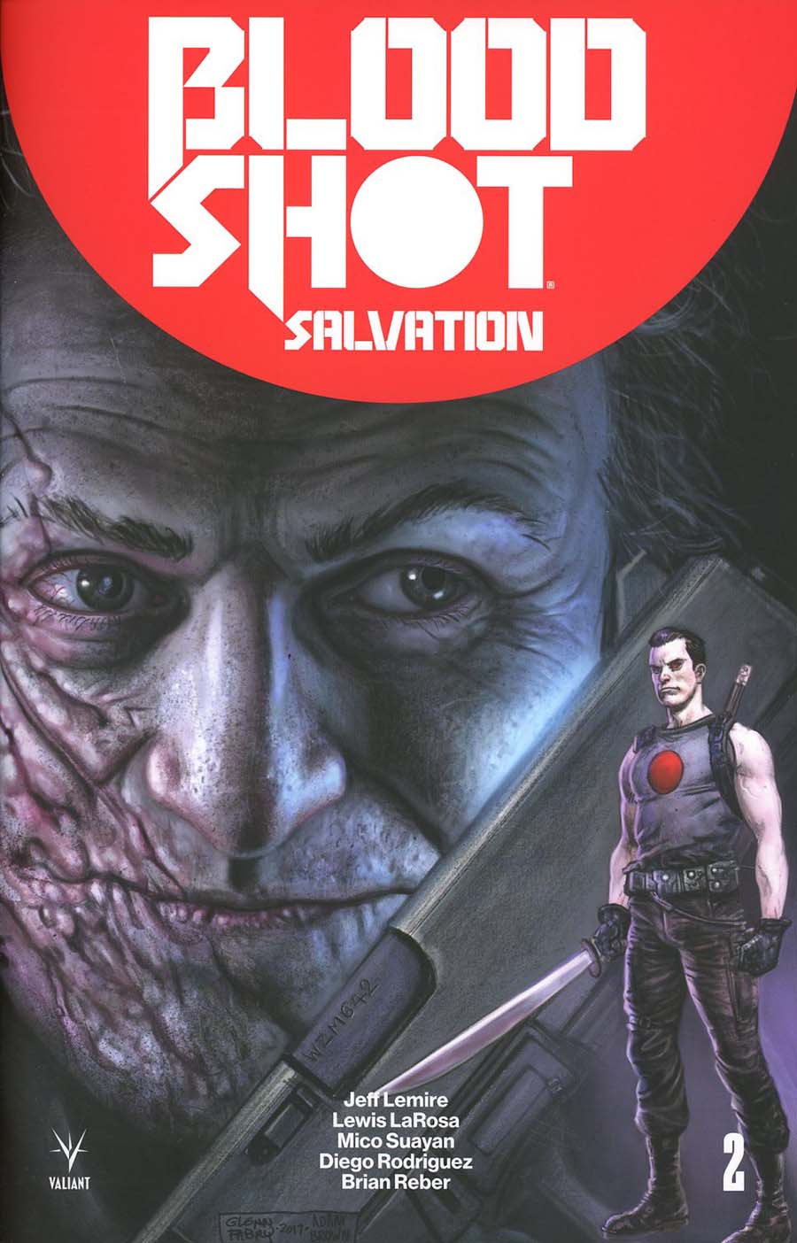 Bloodshot Salvation #2 Cover G Incentive Glenn Fabry Bloodshot Icon Variant Cover