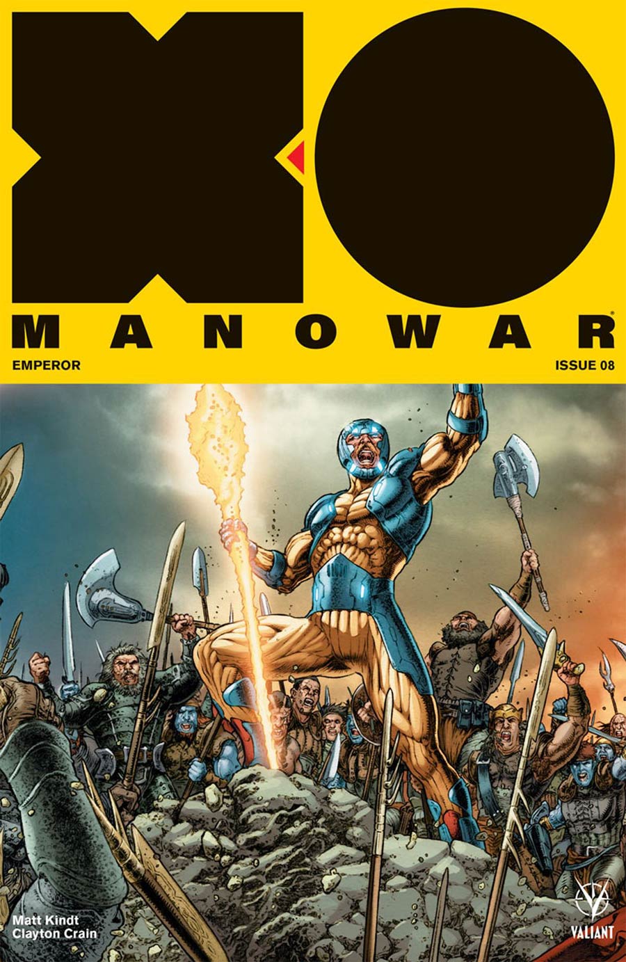 X-O Manowar Vol 4 #8 Cover D Incentive Juan Jose Ryp Interlocking Variant Cover