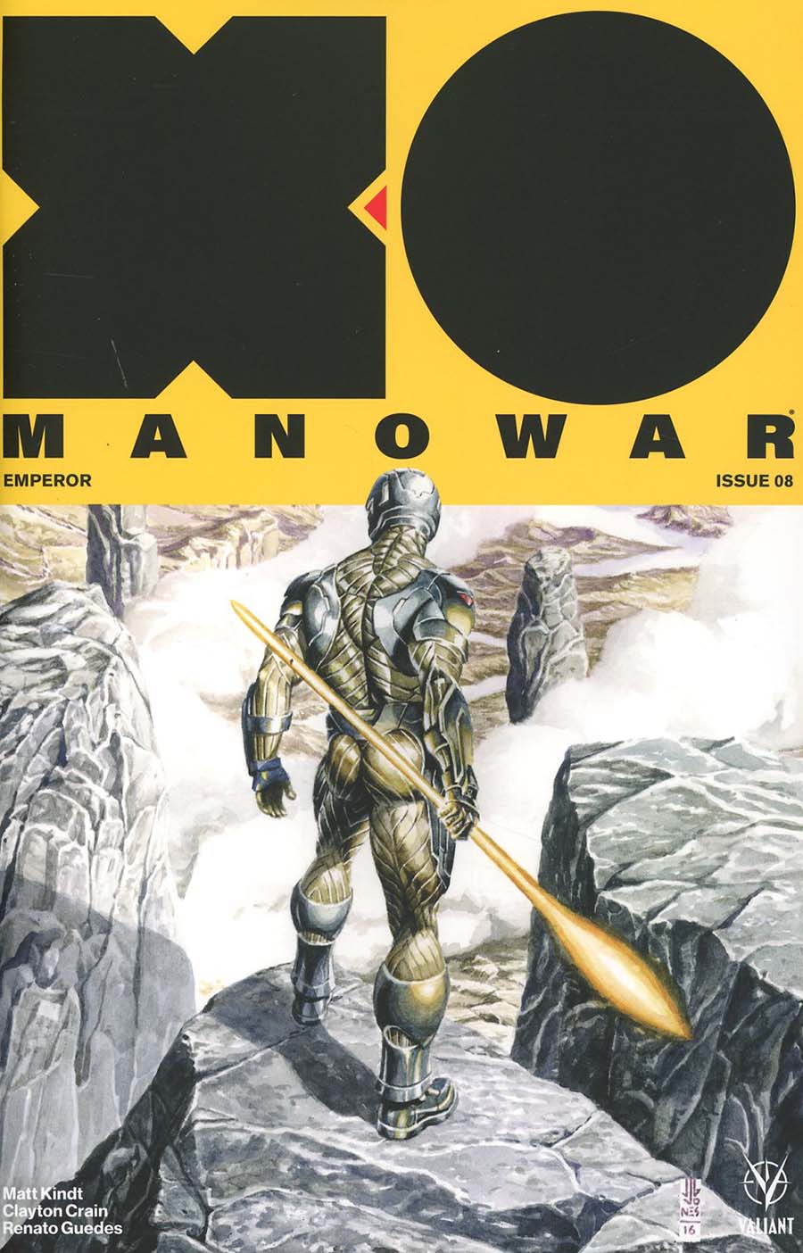X-O Manowar Vol 4 #8 Cover E Incentive JG Jones X-O Manowar Icon Variant Cover