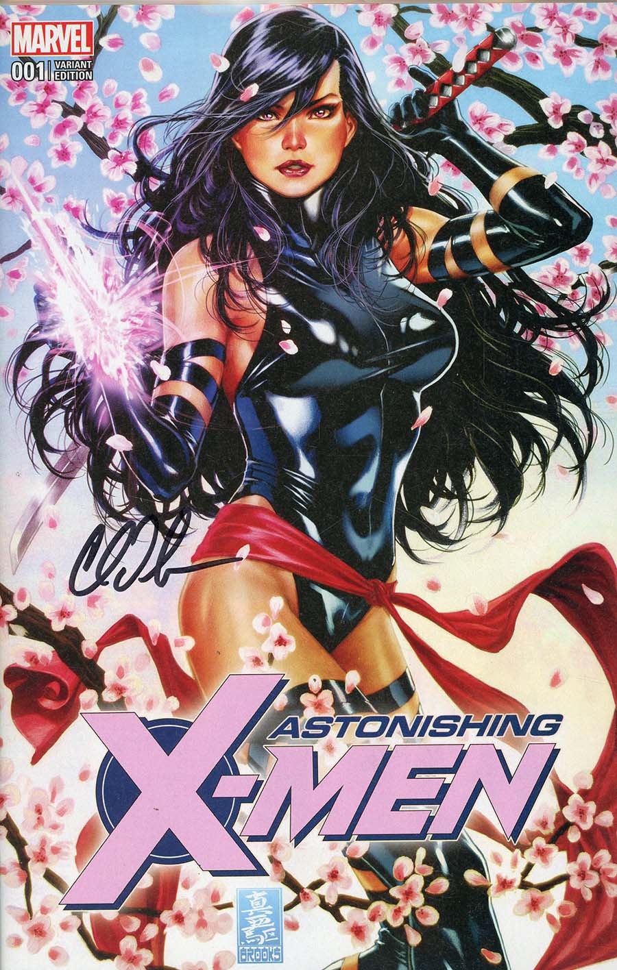 Astonishing X-Men Vol 4 #1 Cover K DF Rare Mark Brooks Variant Cover Signed By Charles Soule
