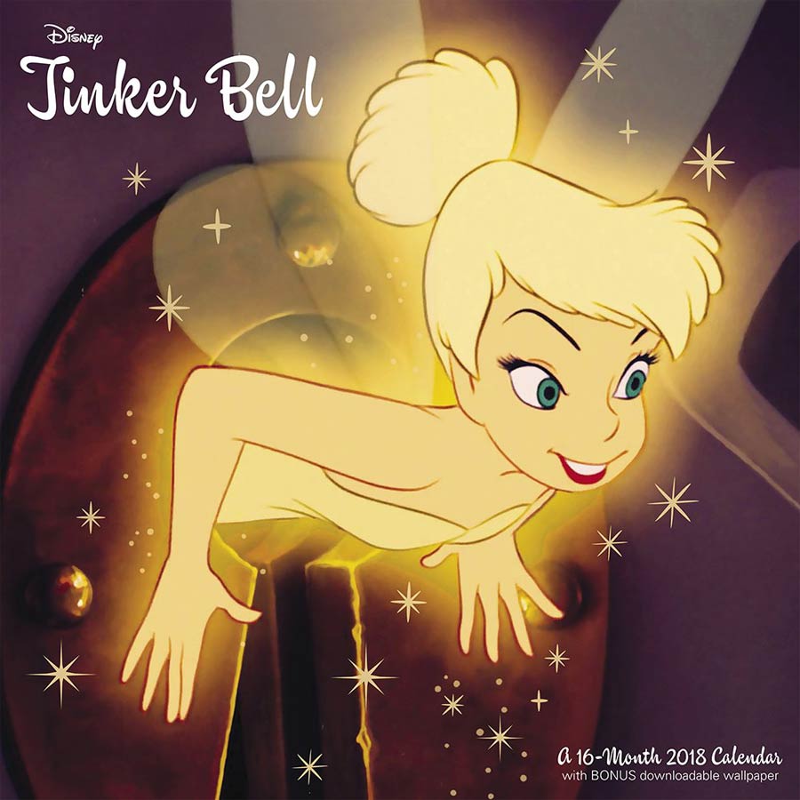 Disney Tinker Bell 2018 12x12-inch Wall Calendar