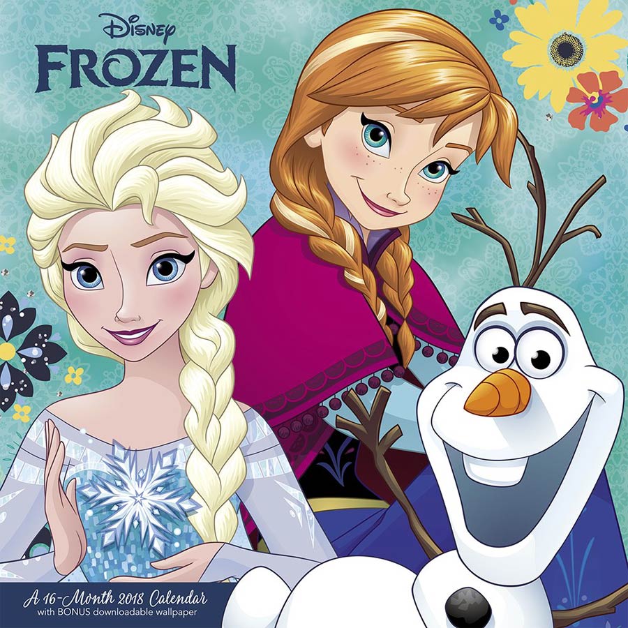 Frozen Duo 2018 12x12-inch Wall Calendar