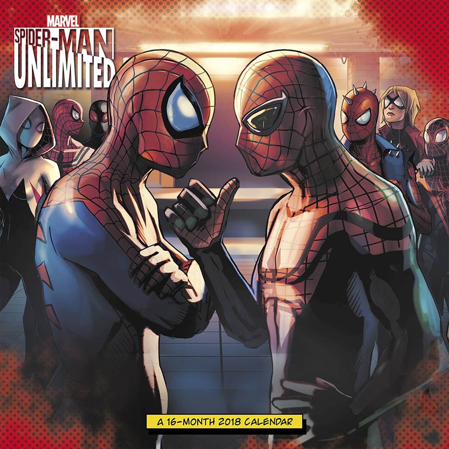 Spider-Man Unlimited 2018 12x12-inch Wall Calendar