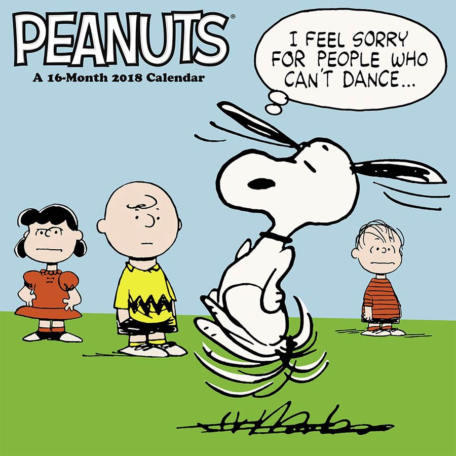 Peanuts Happiness 2018 12x12-inch Wall Calendar