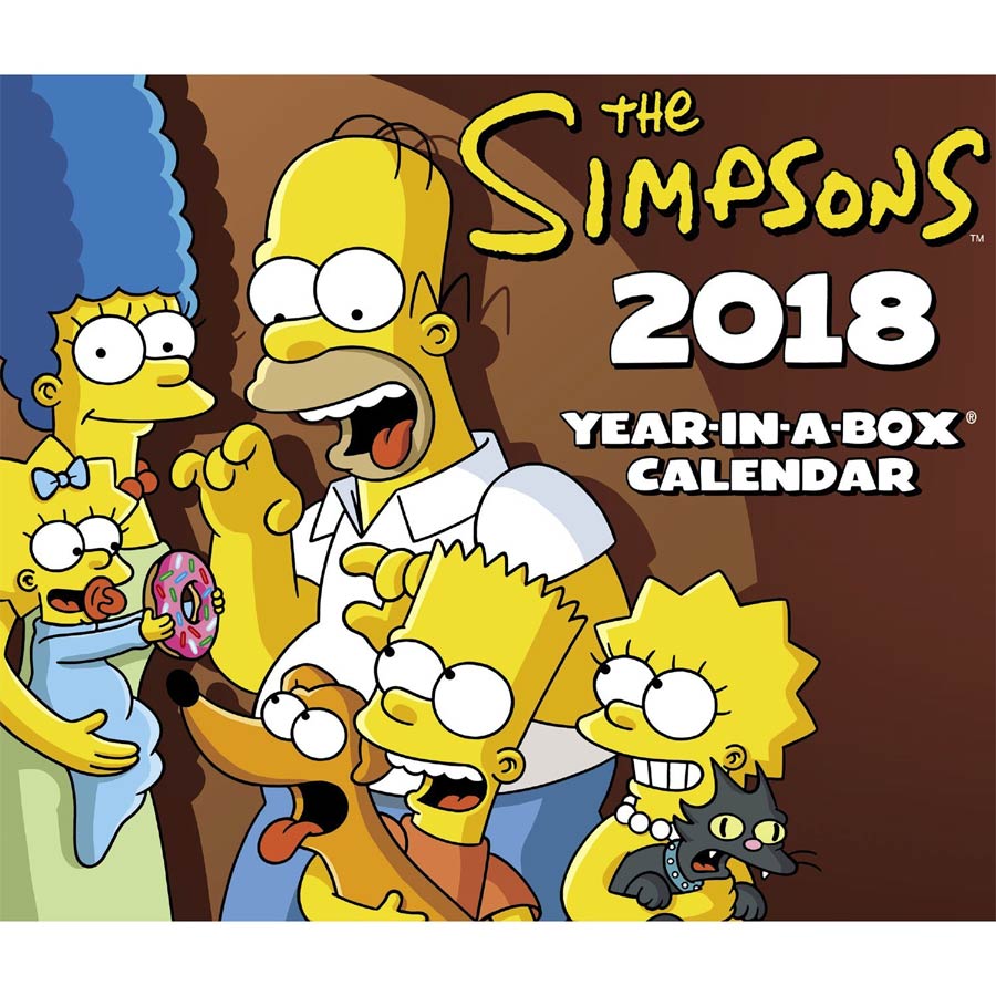 Simpsons 2018 6x5-inch Page-A-Day Calendar