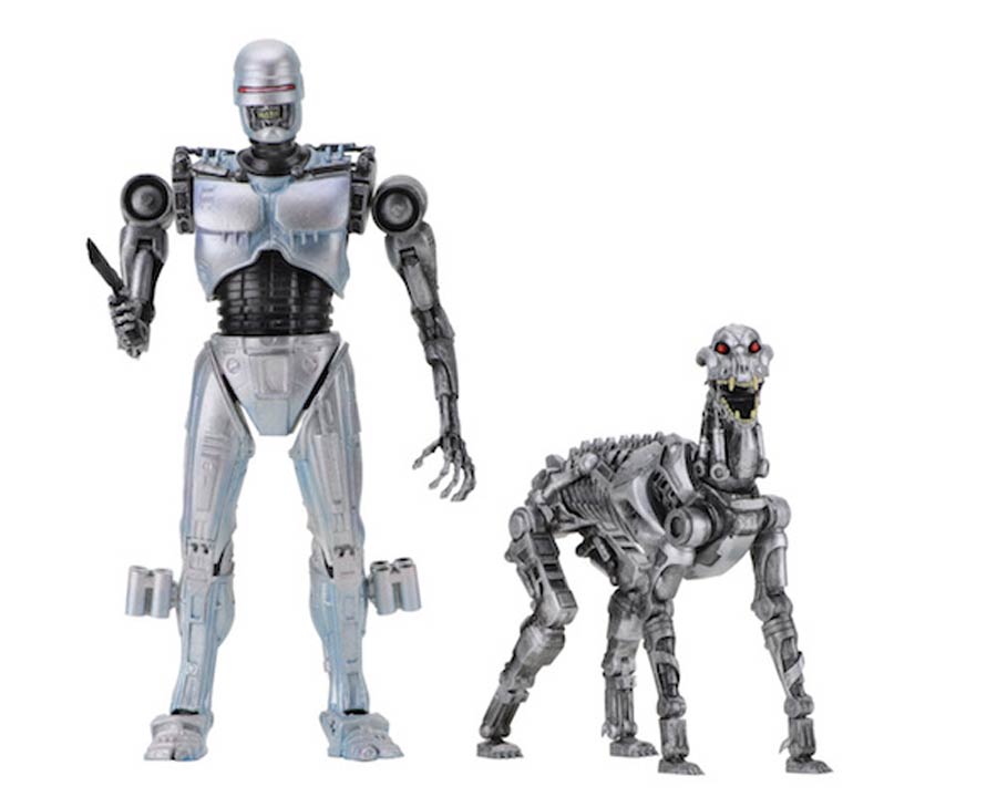 Robocop vs Terminator Endocop And Terminator Dog 2-Pack 7-Inch Action Figure