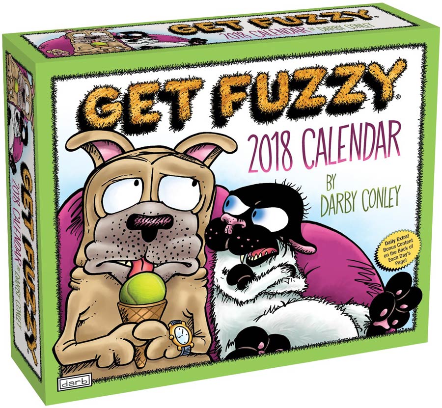 Get Fuzzy 2018 6x5-inch Page-A-Day Calendar
