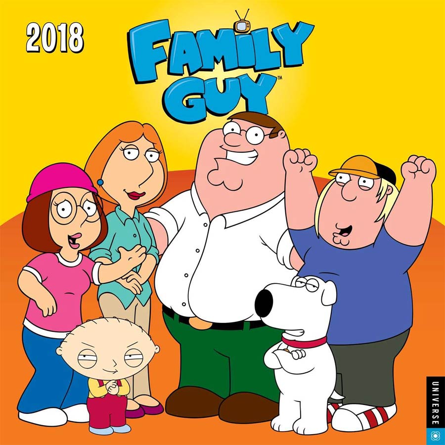 Family Guy 2018 12x12-inch Wall Calendar