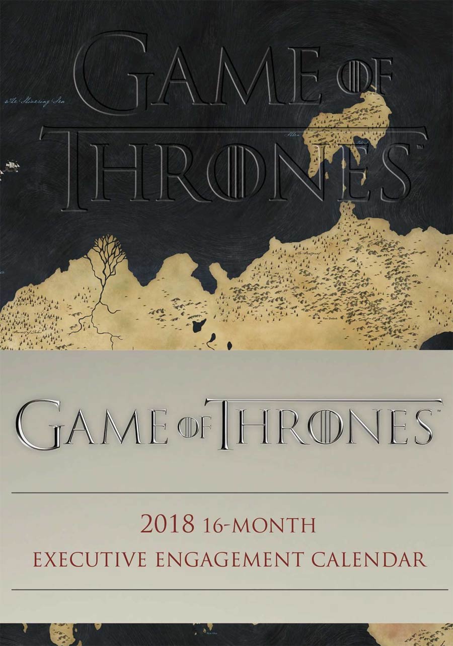 Game Of Thrones 2018 5x7-inch Engagement Calendar