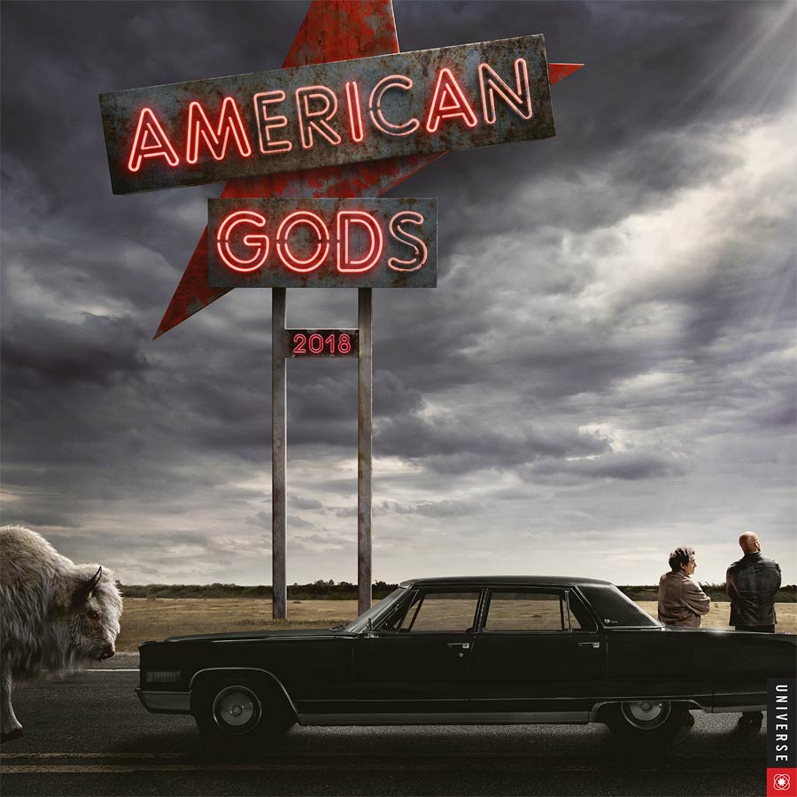 American Gods 2018 12x12-inch Wall Calendar