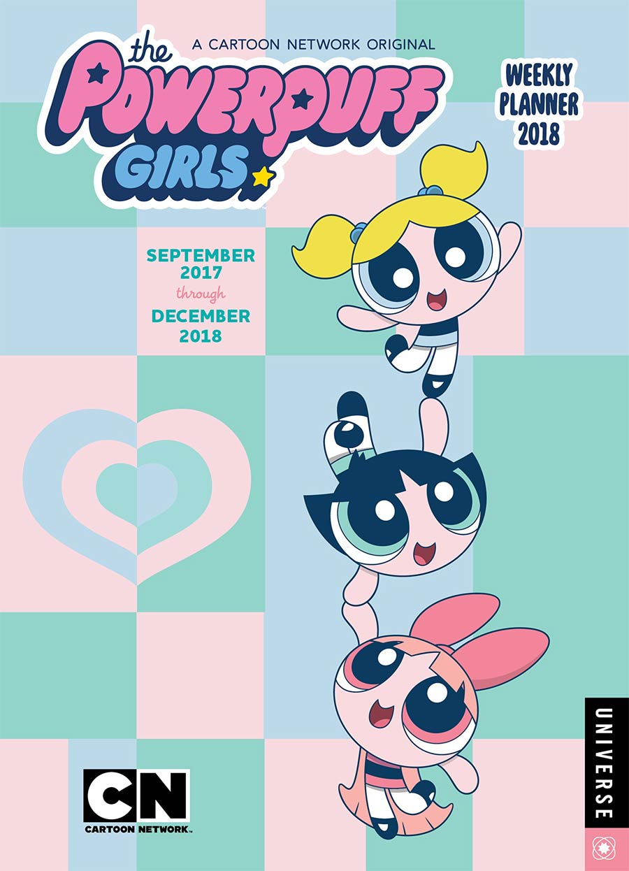 PowerPuff Girls 2018 6x9-inch Engagement Calendar