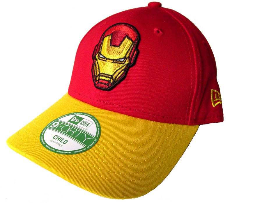 Iron Man Red Youth 940 Velcro Strapback Cap