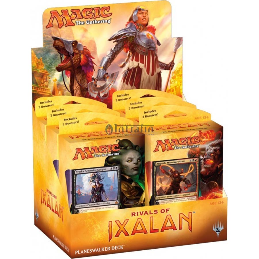 Magic The Gathering Rivals Of Ixalan Planeswalker Deck Display Of 6 Decks