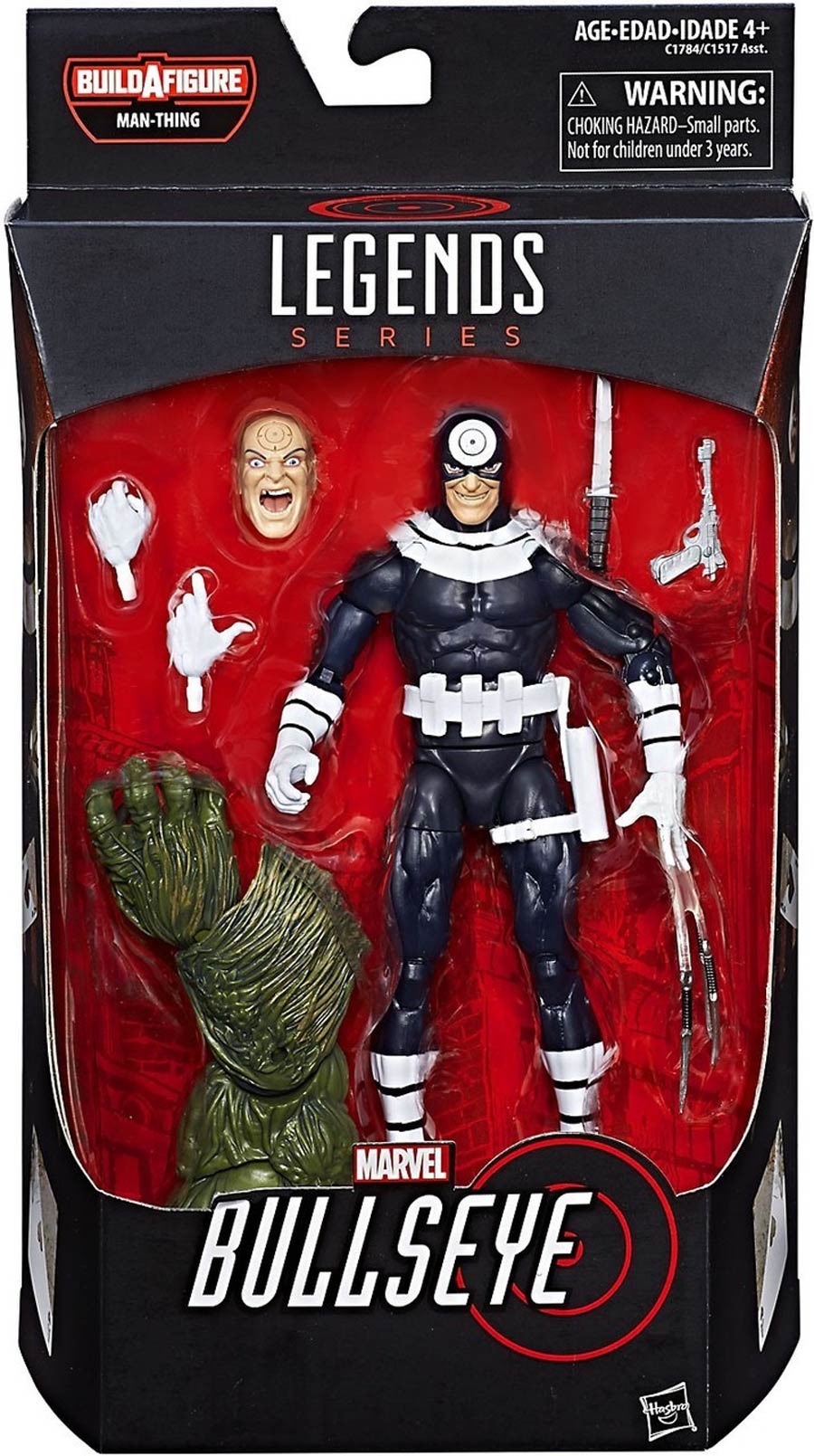 Marvel Knights Legends 6-Inch Action Figure - Bullseye With Man-Thing Build-A-Figure Part