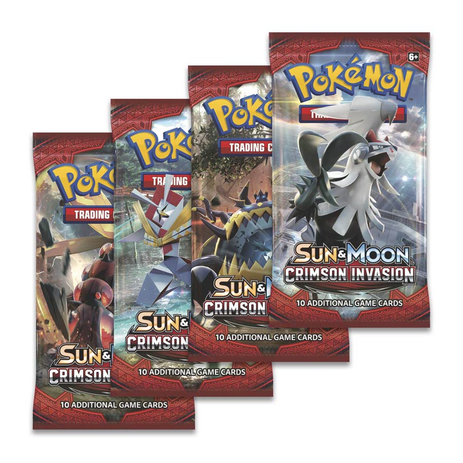 Pokemon TCG Sun & Moon Crimson Invasion Booster Pack