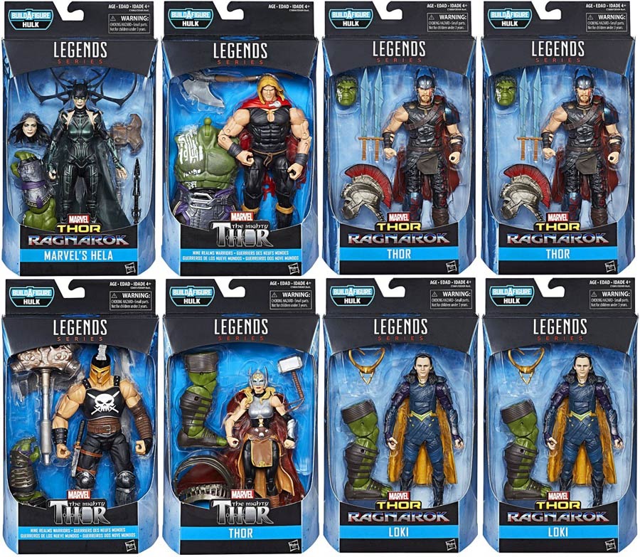 Thor Legends 6-Inch Action Figures Case Of 8 Figures