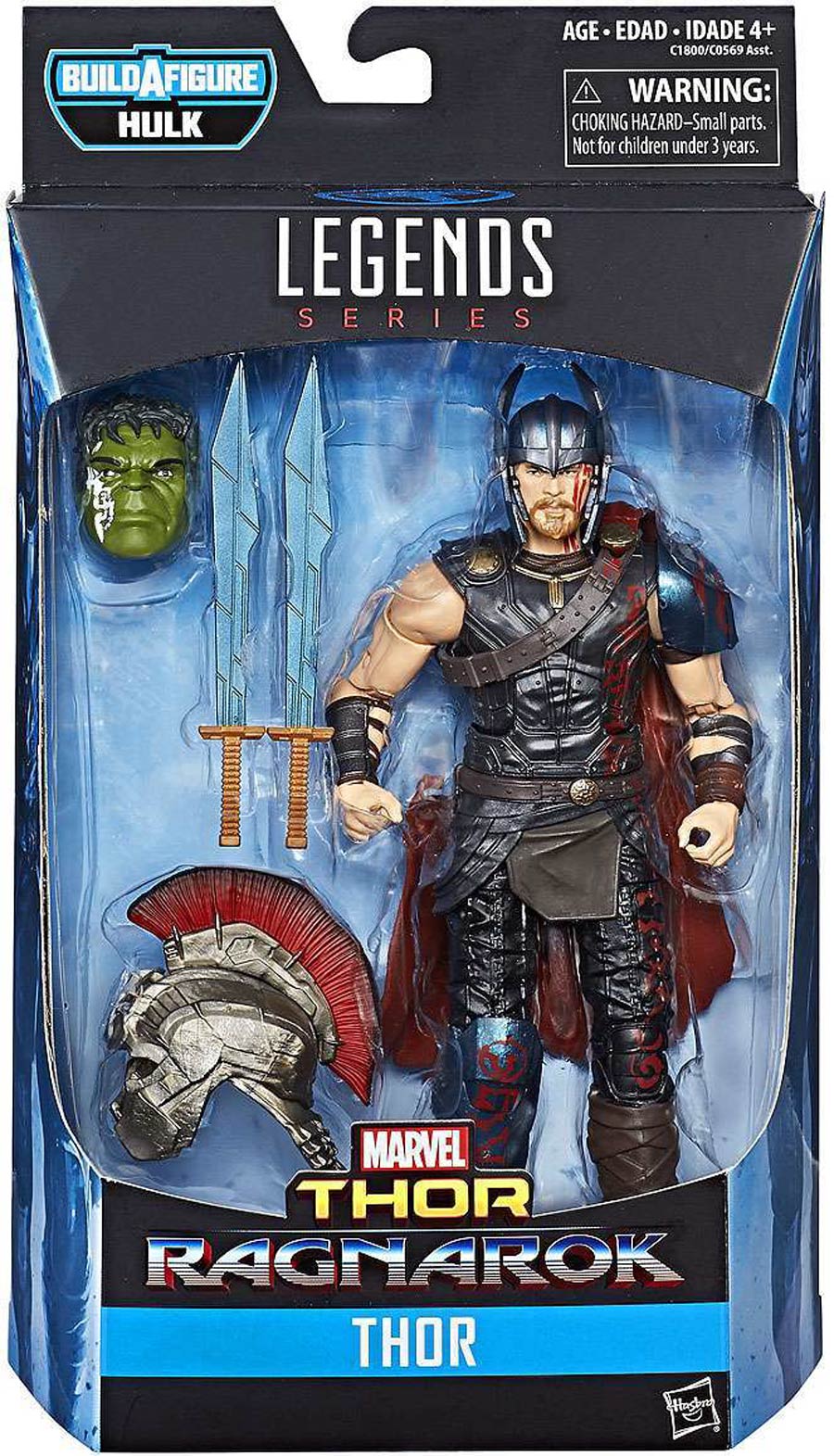 Thor Legends 6-Inch Action Figure - Thor Ragnarok Thor With Hulk Build-A-Figure Part