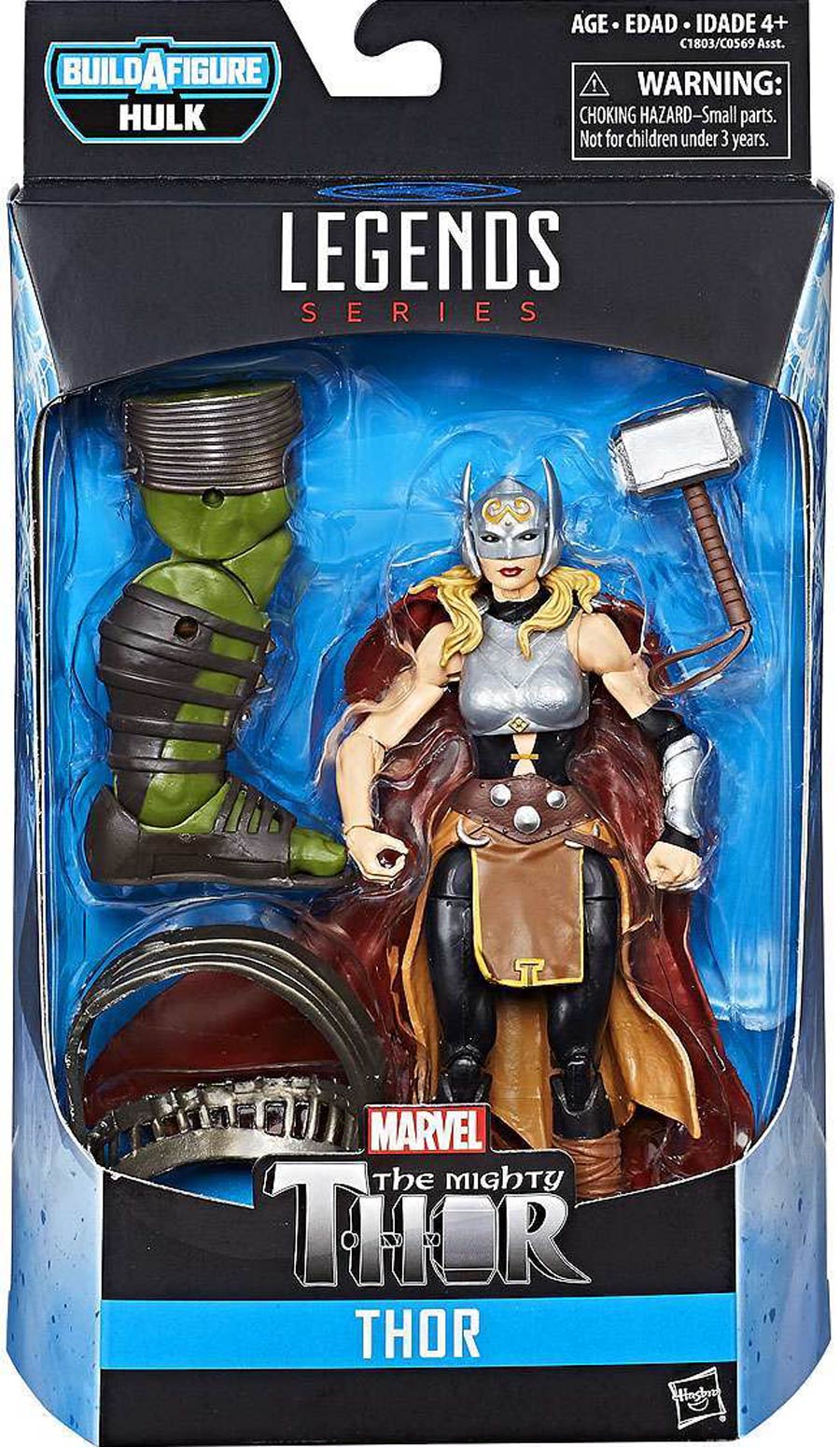 Thor Legends 6-Inch Action Figure - Mighty Thor With Hulk Build-A-Figure Part
