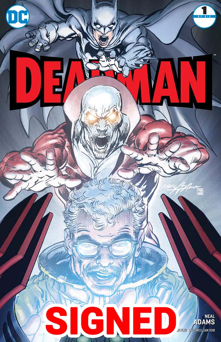 Deadman Vol 5 #1 Cover D Regular Neal Adams Glow-In-The-Dark Cover Signed By Neal Adams