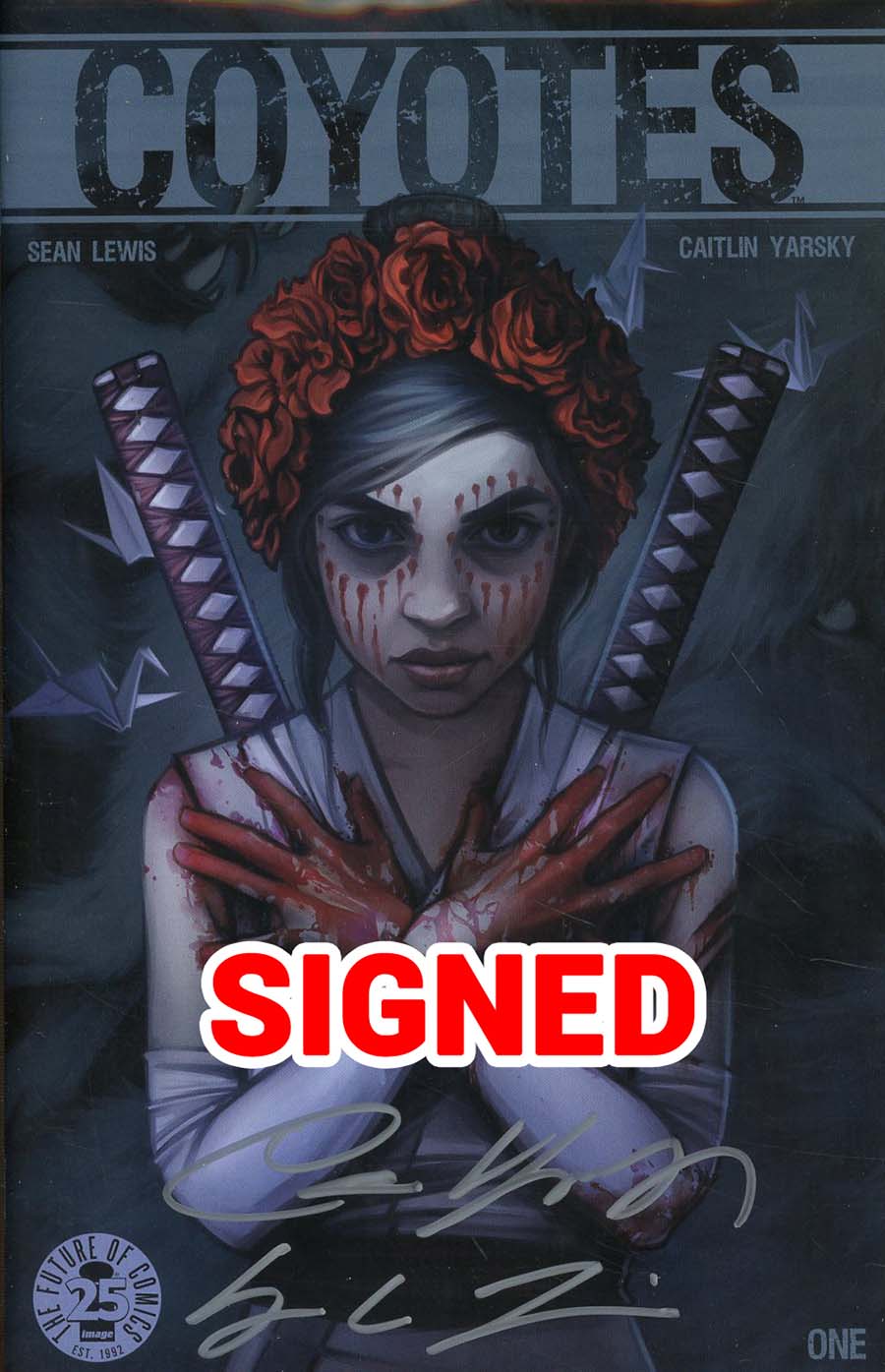 Coyotes #1 Cover B Signed By Sean Lewis & Caitlin Yarsky