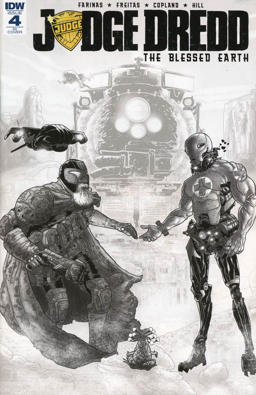 Judge Dredd Blessed Earth #4 Cover C Incentive Valentin Ramon Variant Cover