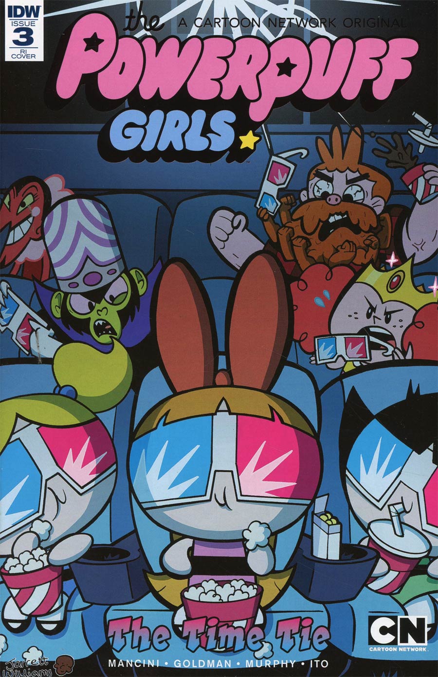 Powerpuff Girls Time Tie #3 Cover C Incentive Jarrett Williams Variant Cover