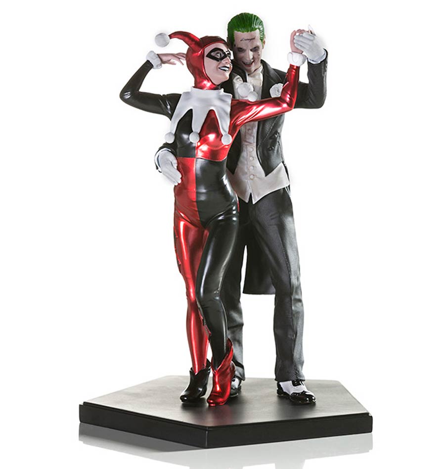 Suicide Squad Art Scale 1/10 Deluxe - Harley Quinn & The Joker Statue