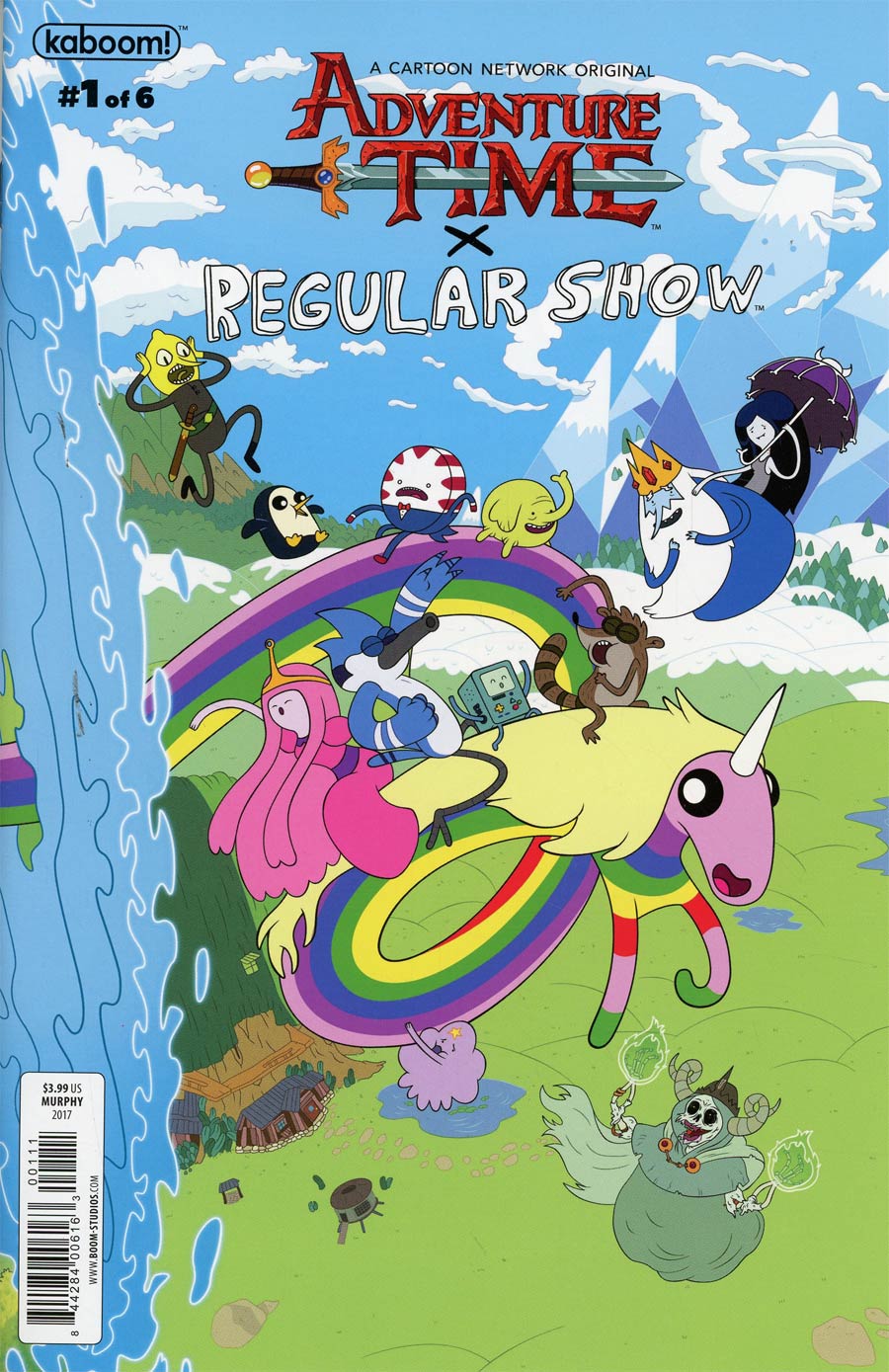 Adventure Time Regular Show #1 Cover A Regular Phil Murphy Connecting Left Cover