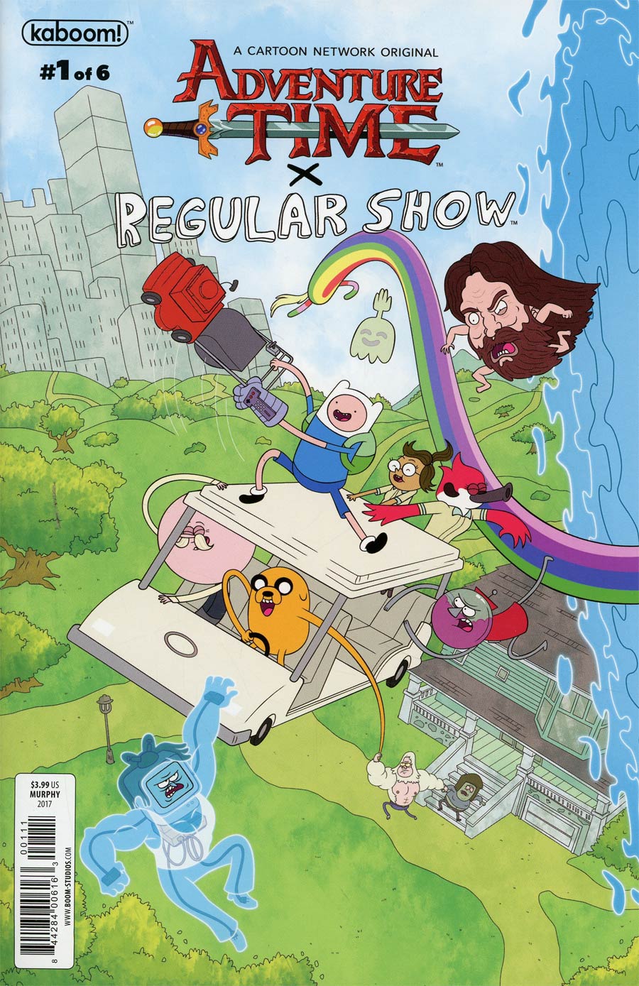 Adventure Time Regular Show #1 Cover B Regular Phil Murphy Connecting Right Cover