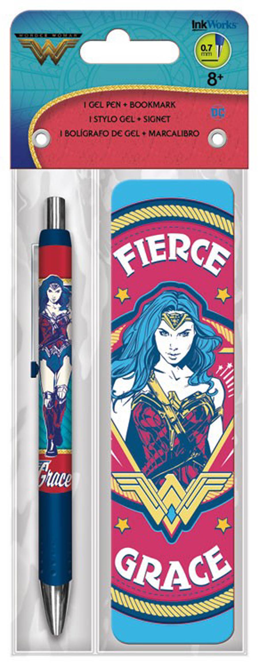 Wonder Woman Movie Gel Pen And Bookmark