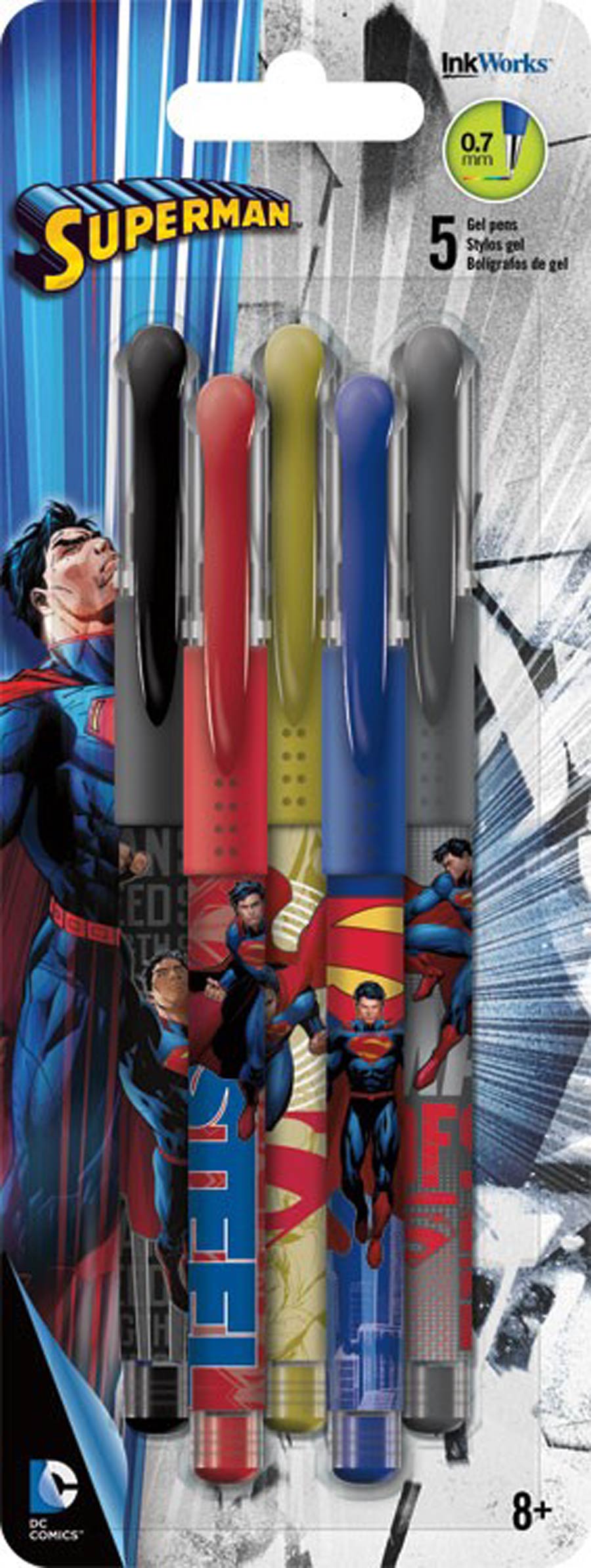 Superman Gel Pen 5-Pack