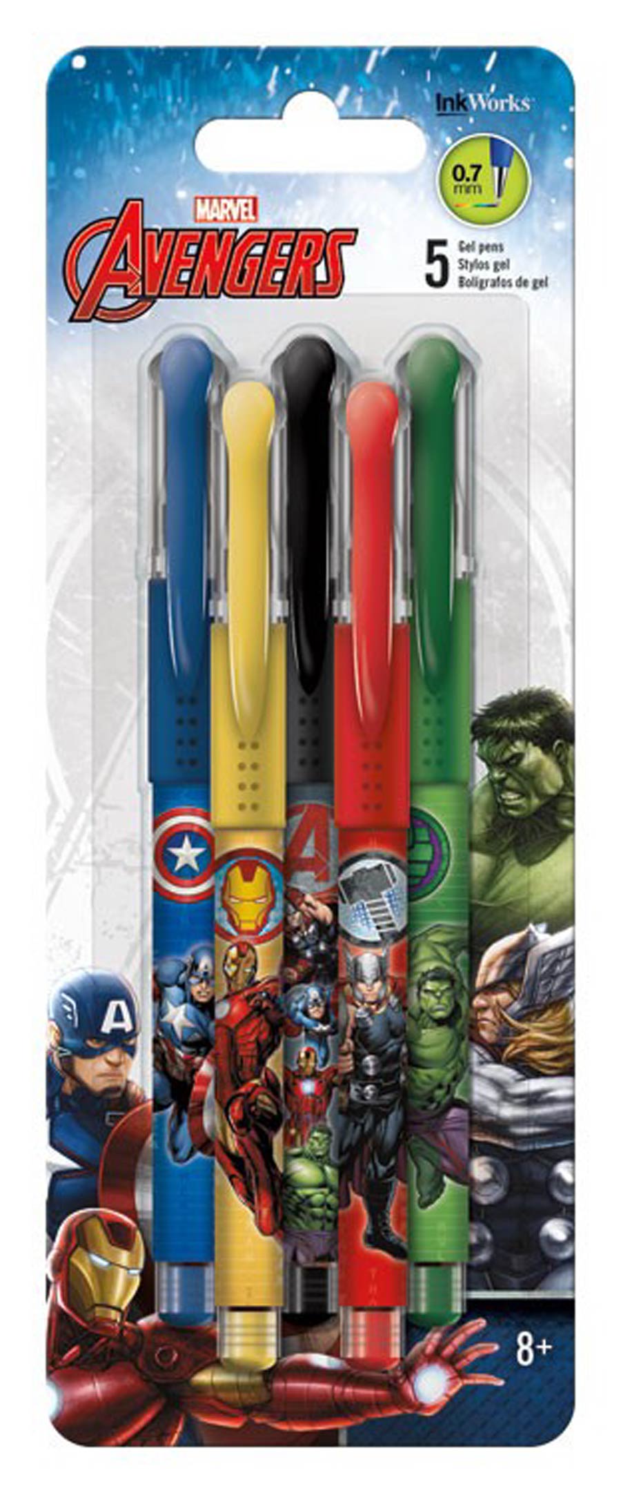 Avengers Gel Pen 5-Pack
