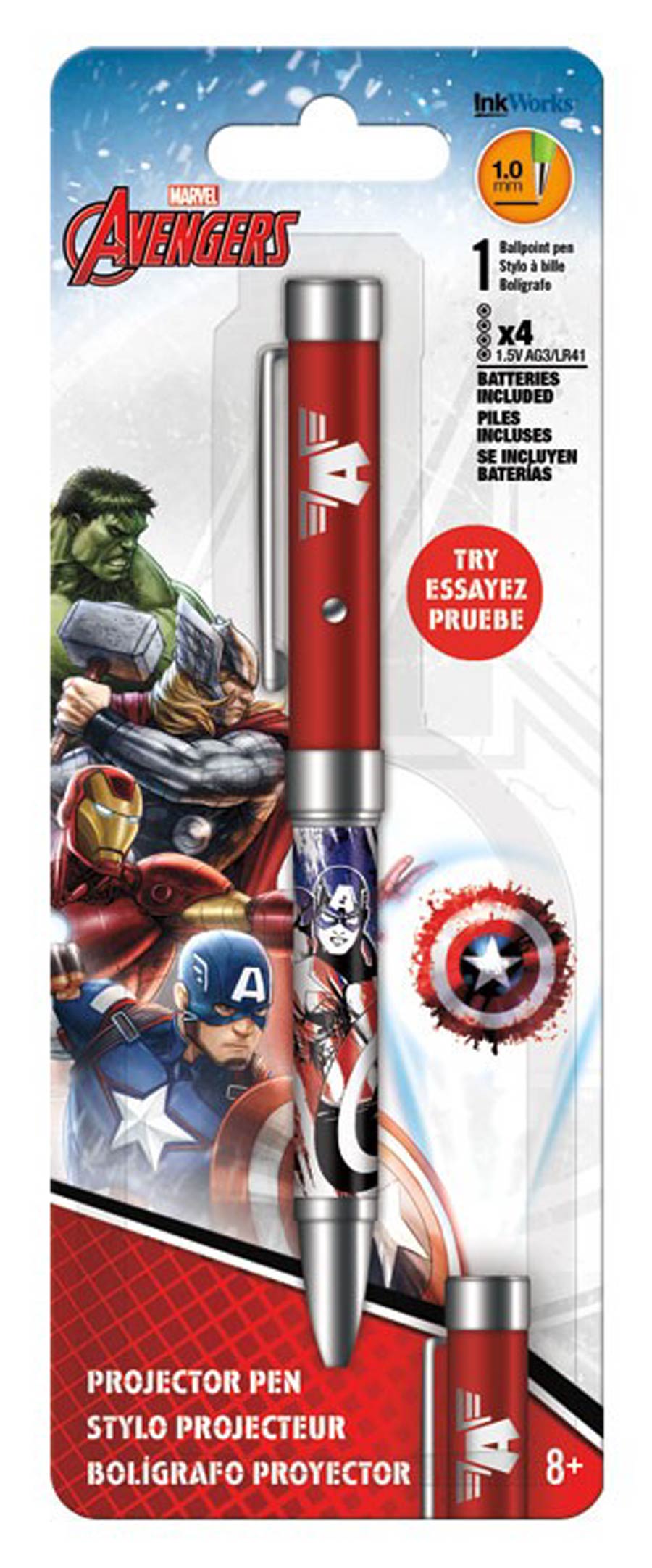 Avengers Assemble Captain America Projector Pen