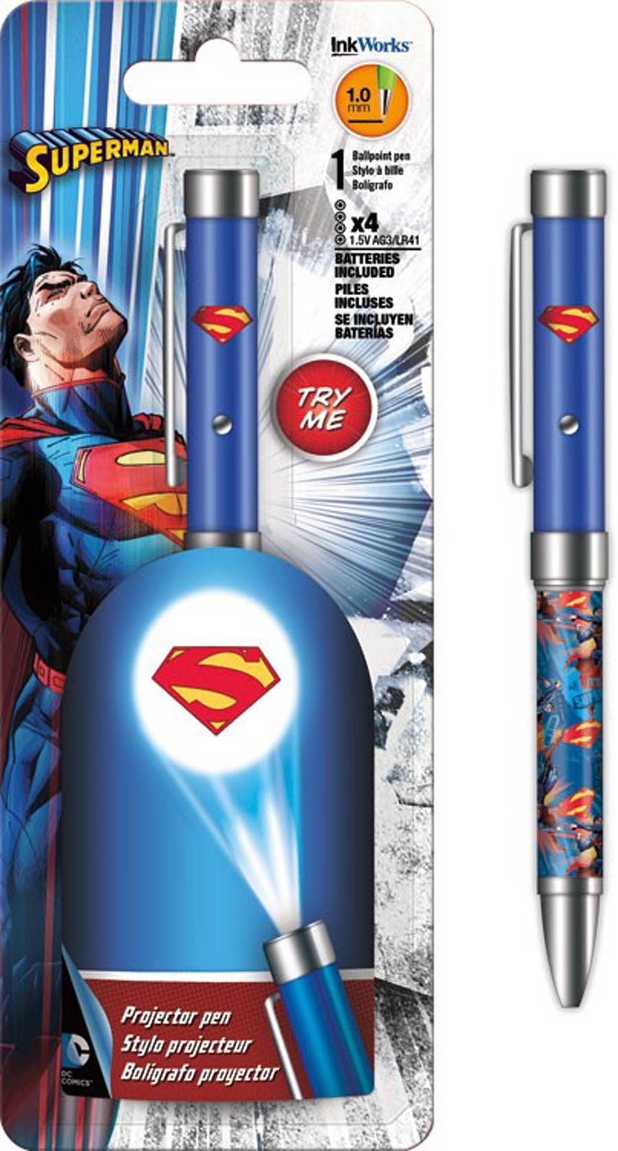 Superman Projector Pen