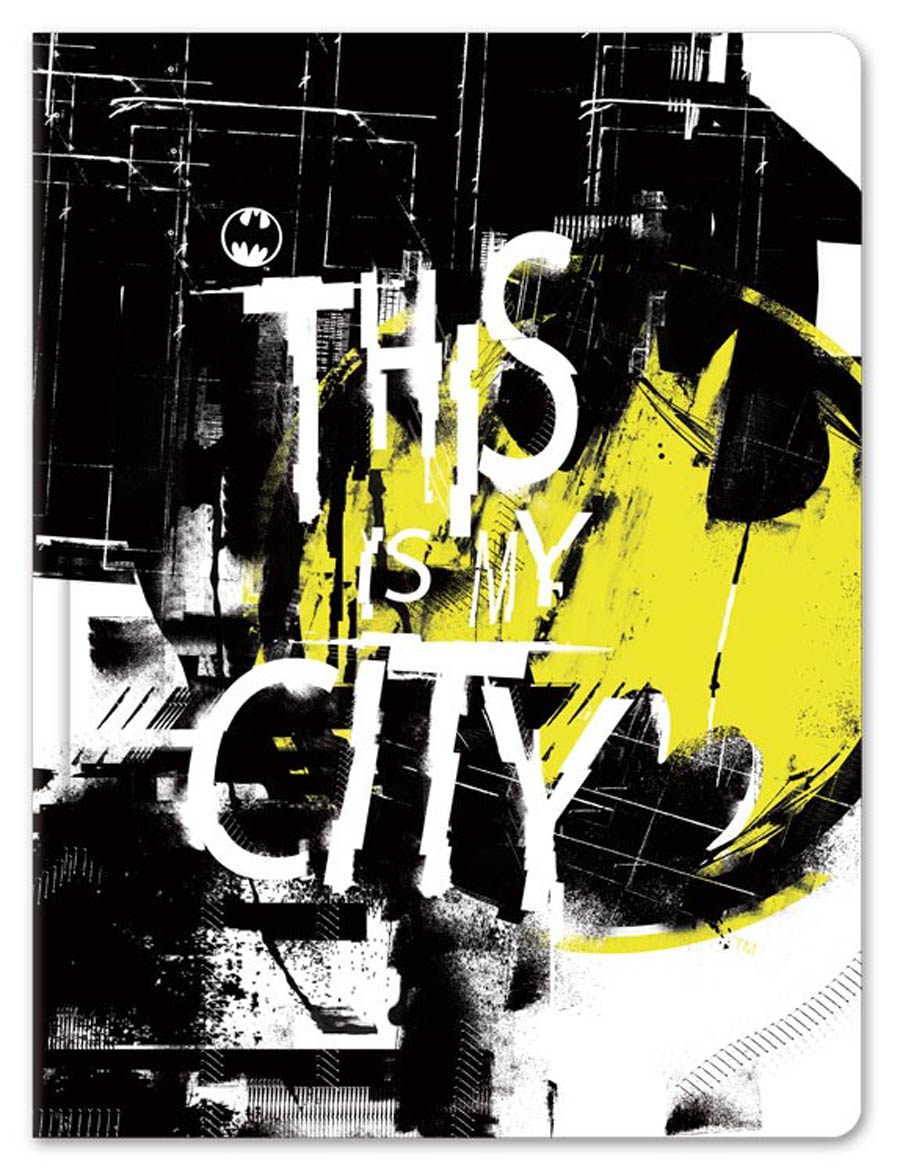 Batman This Is My City Hard Cover Journal