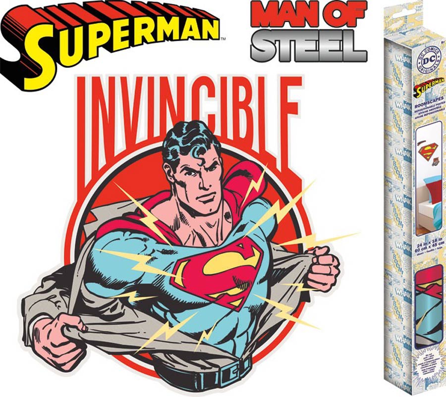 Superman Classic 18x24-inch RoomScapes Poster Decal