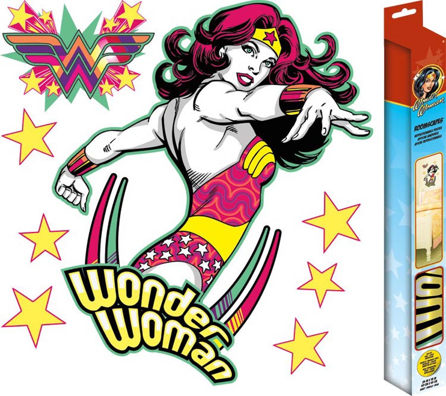 Wonder Woman Stars 18x24-inch RoomScapes Poster Decal