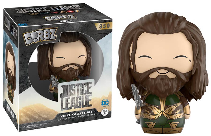 Dorbz 350 Justice League Movie Aquaman Armored Vinyl Figure