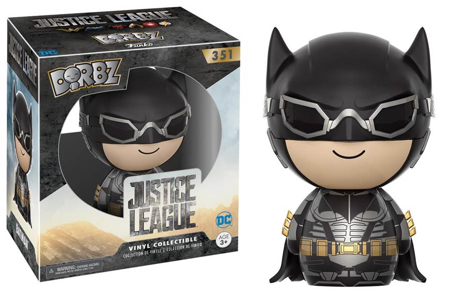 Dorbz 351 Justice League Movie Batman Tactical Vinyl Figure