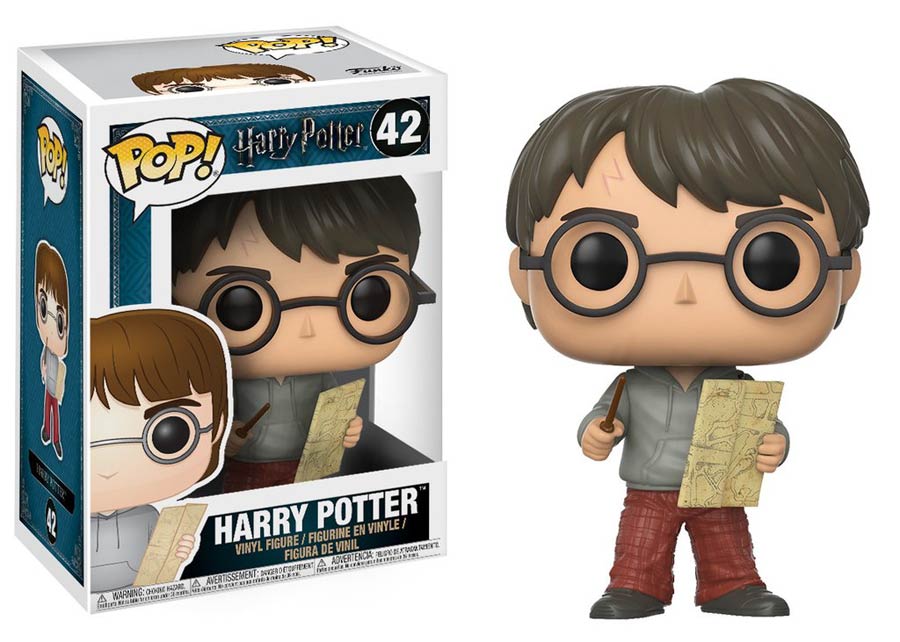 POP Harry Potter 42 Harry Potter With Marauders Map Vinyl Figure