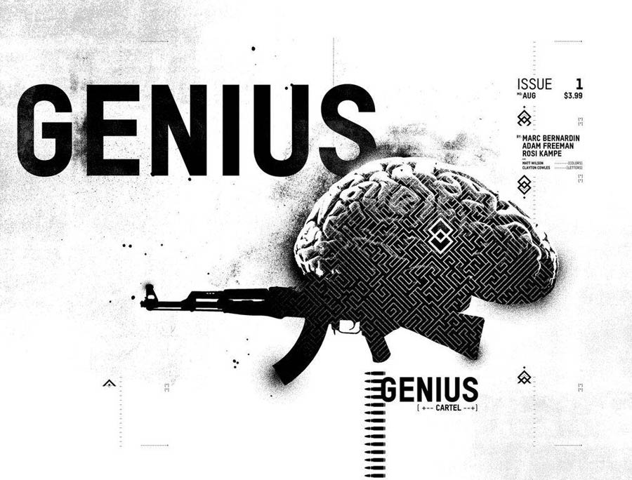 Genius Cartel #1 Cover B Variant Jonathan Hickman Month Cover