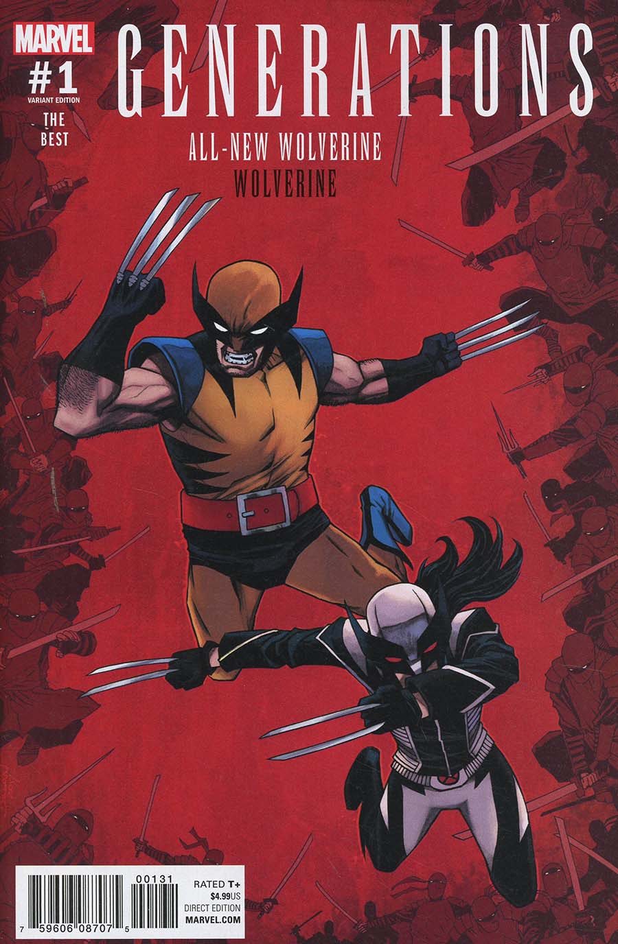 Generations Wolverine & All-New Wolverine #1 Cover C Incentive Declan Shalvey Variant Cover