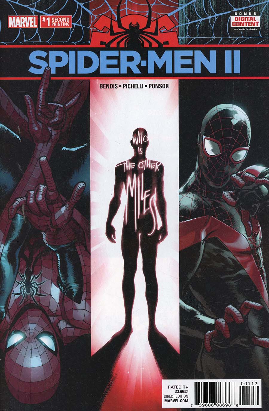 Spider-Men II #1 Cover G 2nd Ptg Variant Sara Pichelli & Justin Ponsor Cover