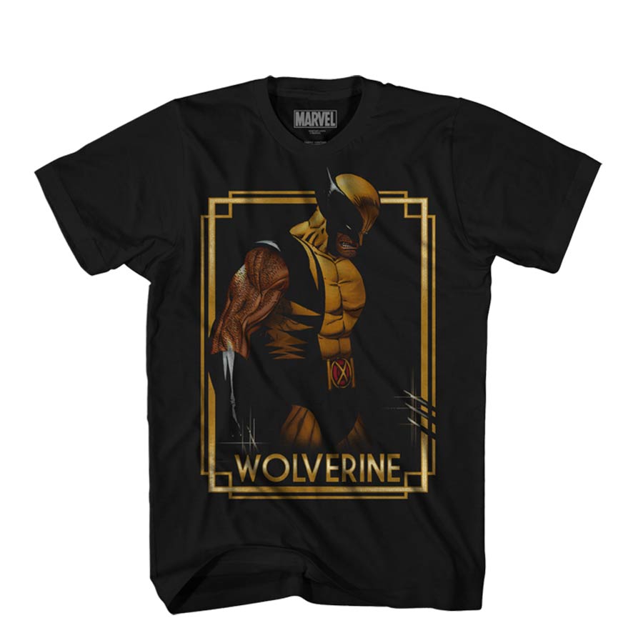 X-Men Wolverine Clawstrophobic Black T-Shirt Large