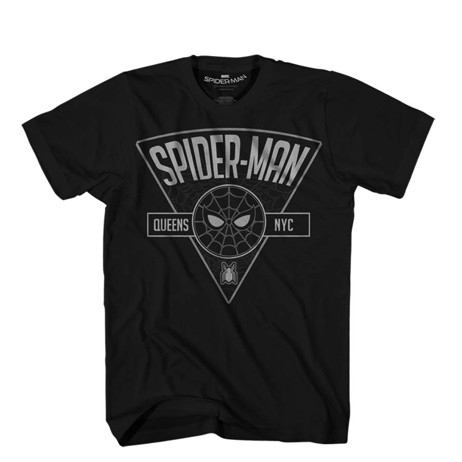 Spider-Man City Of Spidey Black T-Shirt Large