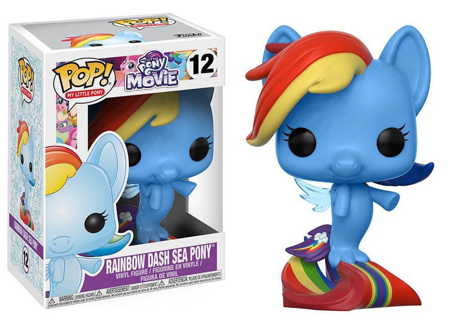 POP My Little Pony 12 Rainbow Dash Sea Pony Vinyl Figure