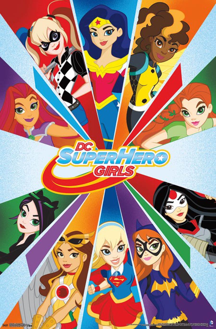 DC Super Hero Girls Collage Poster